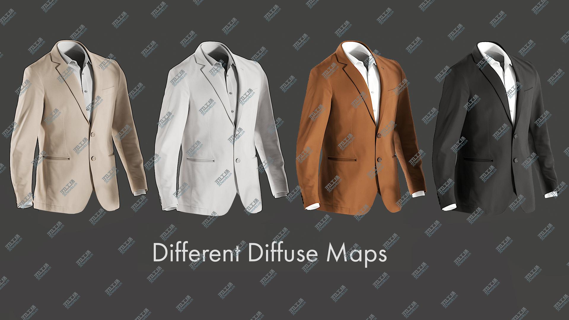 images/goods_img/202104094/Men's and Women's Blazers 3D model/1.jpg